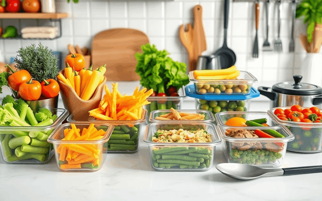 Meal prep haladóknak – 90 perces heti előkészítés